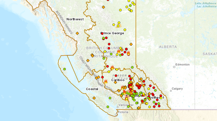 Coastal Fire Centre Sends More Reinforcements To Interior - My Coast Now