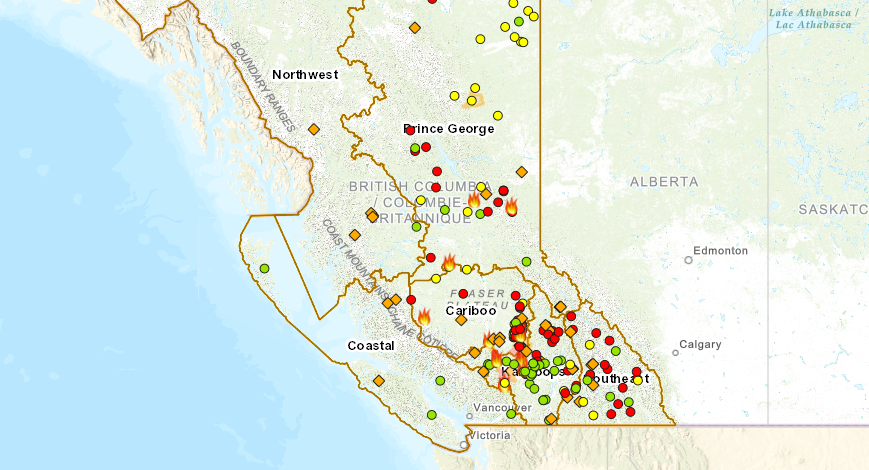 Coastal Fire Centre sends more reinforcements to Interior - My Coast Now